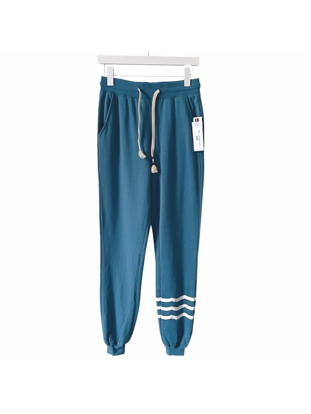 Sol Angeles Coastal Waves Pullover & Jogger Set Atlantic Size Small Loungewear - Picture 4 of 13